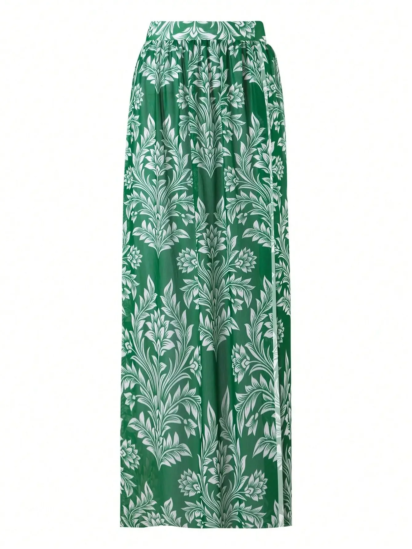 ชุดว่ายน้ำเซ็กซี่สไตล์ฮาวายสำหรับผู้หญิง ฤดูร้อน 2025 แบบดันทรง คอวี แต่งระบาย ผูกเชือก พร้อมผ้าคลุม ชุดว่ายน้ำโมโนกินี