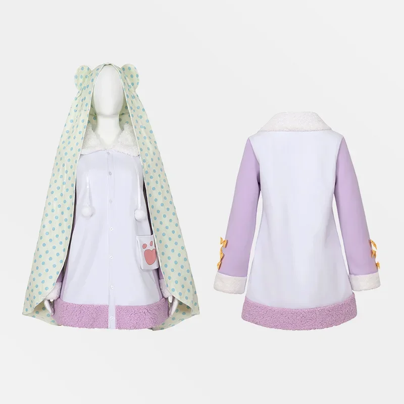 Yoisaki Oke Ade Cosplay Costume pour femmes et filles, perruque, projet d'anime, Sekai, manteau de scène coloré, ensemble de chaussettes Everak, fête d'Halloween, nouveau