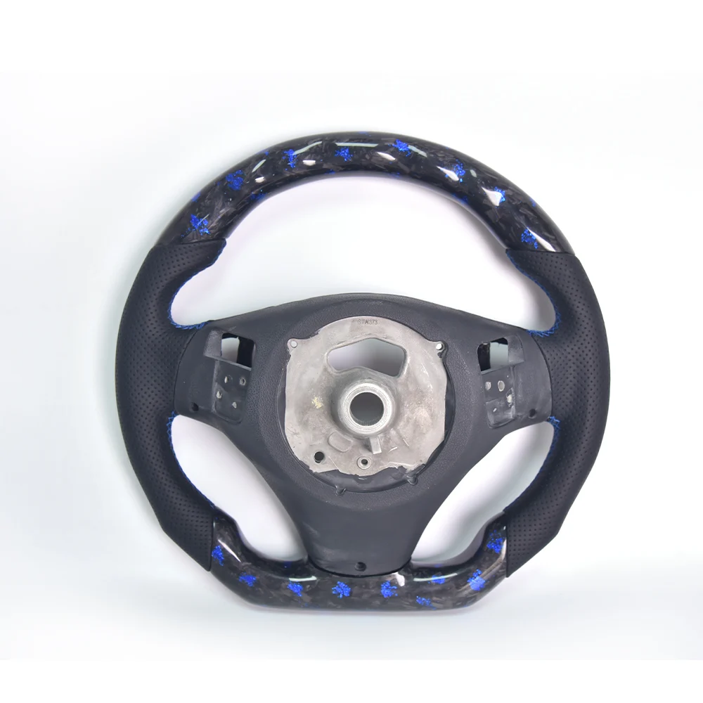 CarbonStep for BMW E9X Model Modification Forging Carbon Fiber for Steering Wheel Assembly Suede Perforated Leather Sports