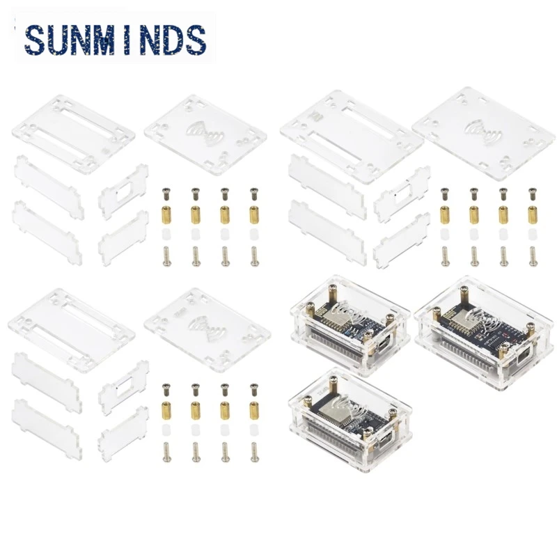 NodeMcu Lua 2102 340G ESP-32 iot Development Board Transparent acrylic protective shell