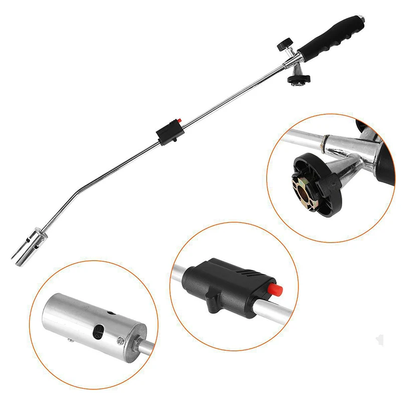 

CheapPortable Torch Weed Torch Butane Burner Torch Gas Burner Self Ignition with Flame Control Valve