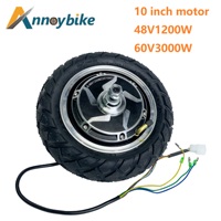 Electric bicycle motor 10 inch 48V1200W 60v3000wBLDC motor suitable for electric bicycle scooter folding bicycle gearless motor