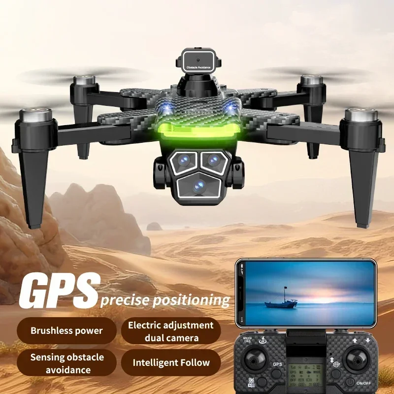

S196/S196 GPS Дрон Professionnel 6K HD Дроны с двойной камерой Аэрофотосъемка Предотвращение препятствий 7,4 В Дрон с длительным сроком службы Игрушки