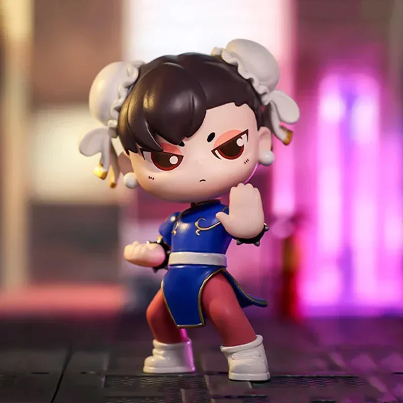 New Game Street Fighter Kawaii Action Figure Blind Box 1pc/9pc Doll  Christmas Birthday Gift Kid Toys Mystery Box Surprise Bag