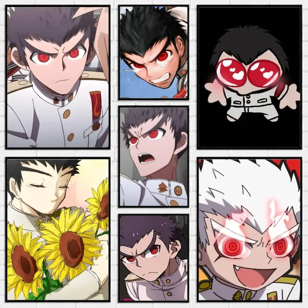 Kiyotaka Ishimaru Anime Danganronpa Poster Versatile HD Waterproof Wall Art Self-Adhesive Decor for Any Space Ideal Gift