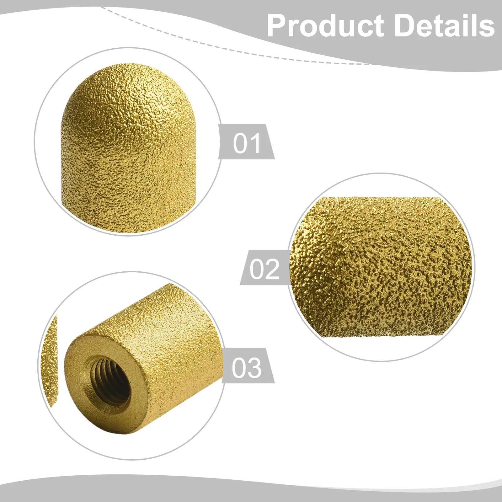 Angle Grinder Accessories For Quartz Carpentry Diamond Brazed Finger Bit 20mm Optional Size 30mm Optional Size
