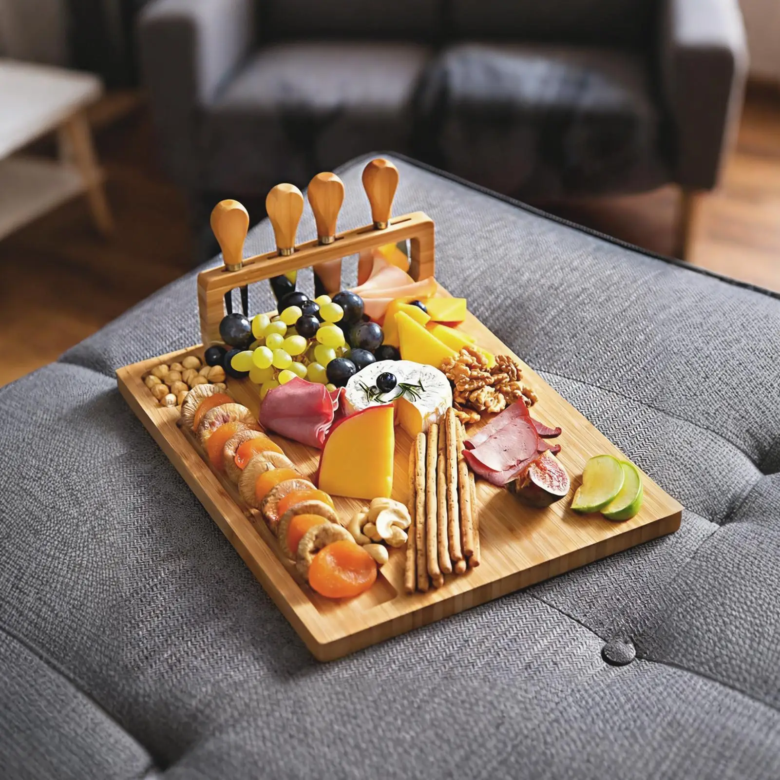 

Cheese Serving Board Meat Platter Dinnerware Supplies Charcuterie Tray Cheese Platter For Candy Snack Dessert Fruit Indoor