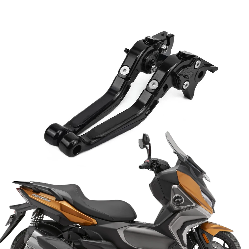 

FORT 350 Folding Brake Clutch Levers For QJMOTO FORT 350 GT 2024-2025 Motorcycle Adjustable Extendable CNC Front Control Handles