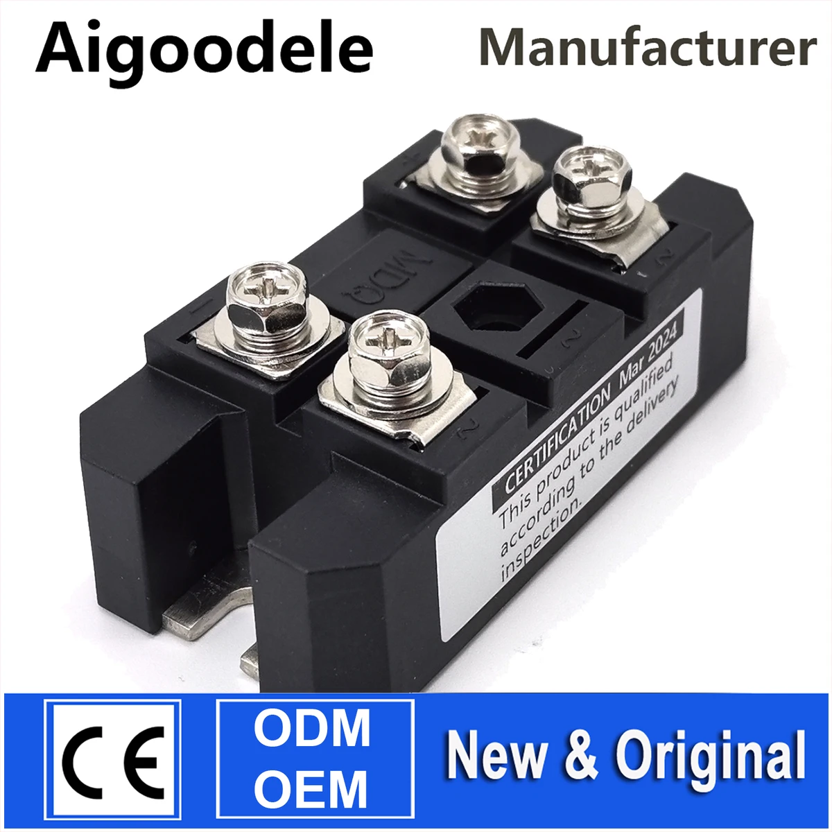 Single-phase rectifier bridge 100A MDQ100A 12V 24V 36V 48V 60V 220V 600V 800V 1000V 1200V 1600V