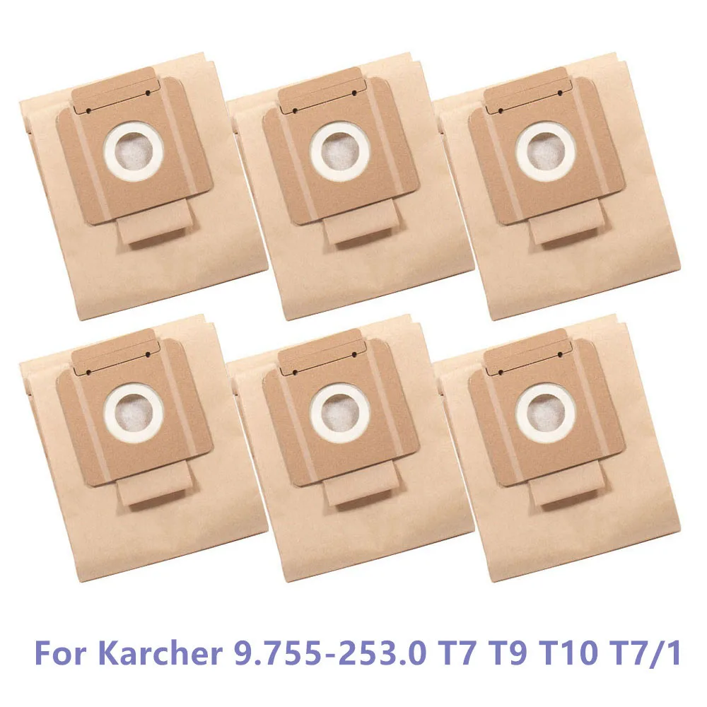 For Karcher 9.755-253.0 T7 T9 T10 T7/1 Dust Bags Dust Collection Bag Wet and Dry Vacuum Cleaner Parts