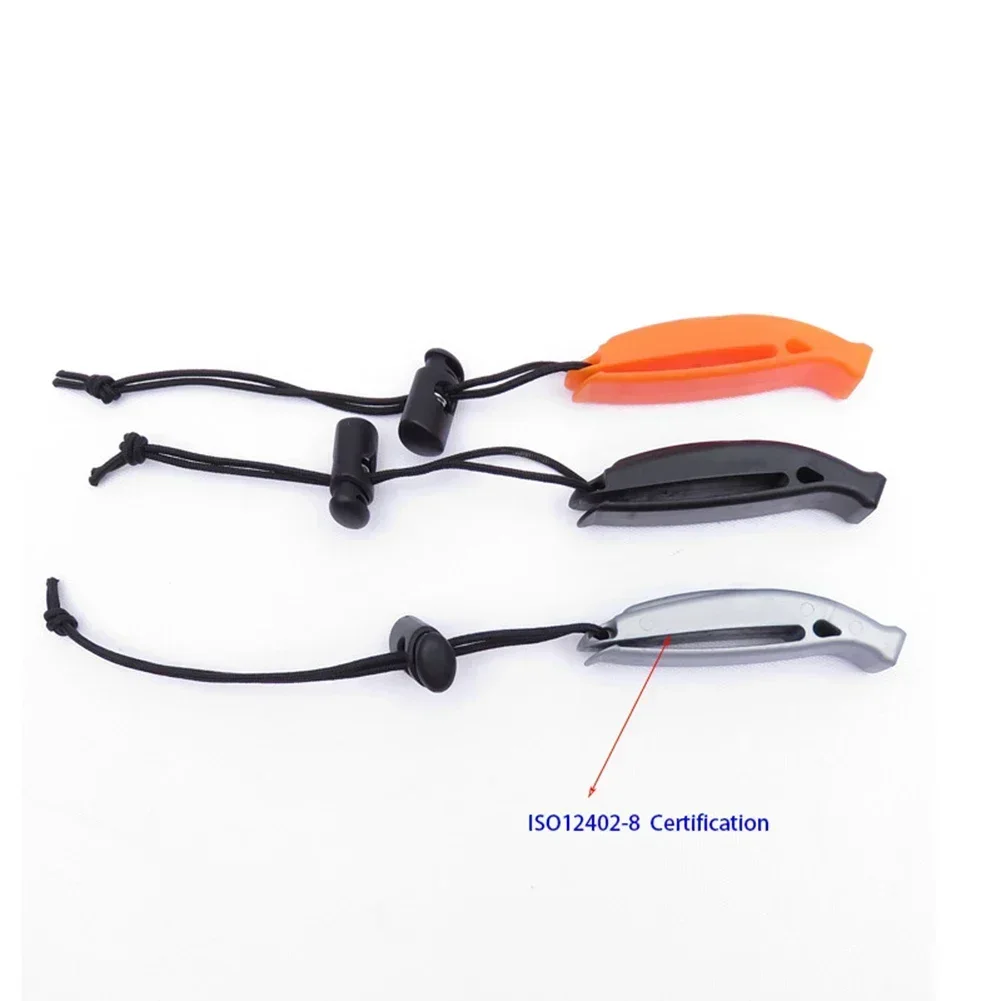 1PCS Outdoor Survival Whistle Orange,Black,Gray PP 71*20*15mm Camping Hiking Lifeboat Diving Rescue Whistle 2023 NEW