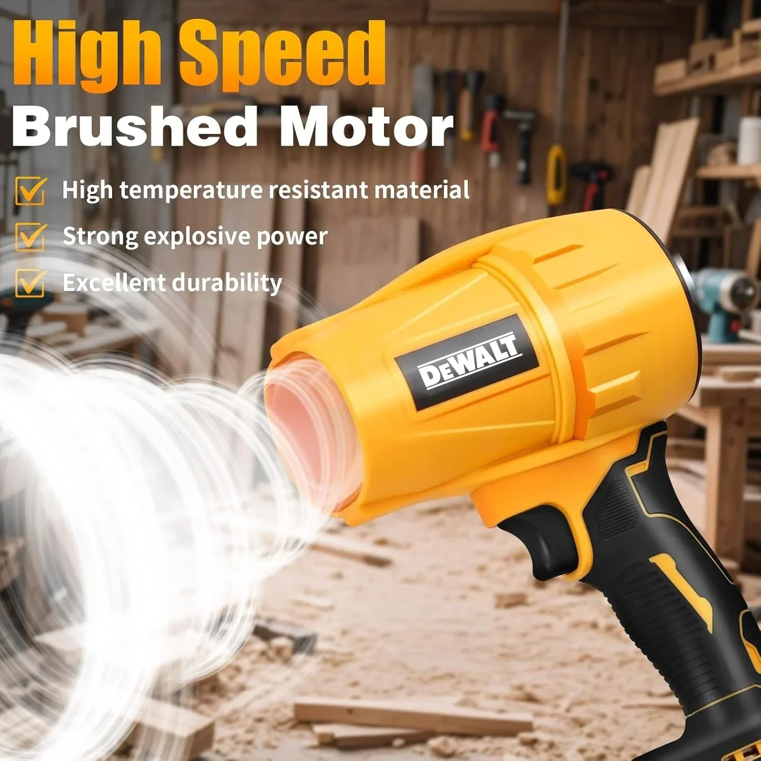 dewalt-ブラシレスコードレスエアブロワー-30000rpm-ターボファンハンドヘルド暴力ファン乾燥機-20v-充電式ダストブローワー