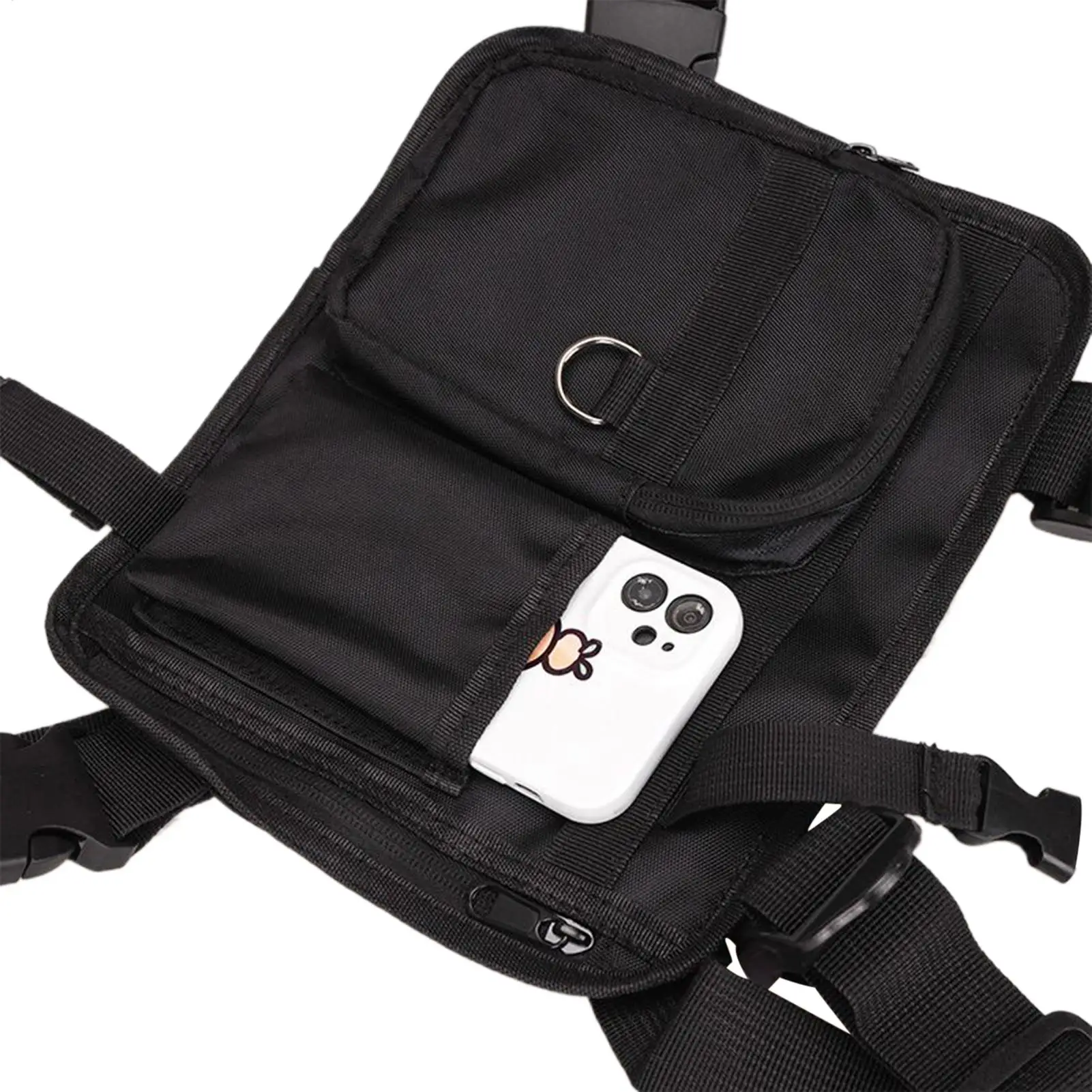 

Тактическая спортивная нагрудная сумка, большой вместительный дорожный жилет, рюкзак, износостойкая нагрудная сумка для бега, пеших прогулок, тренировок