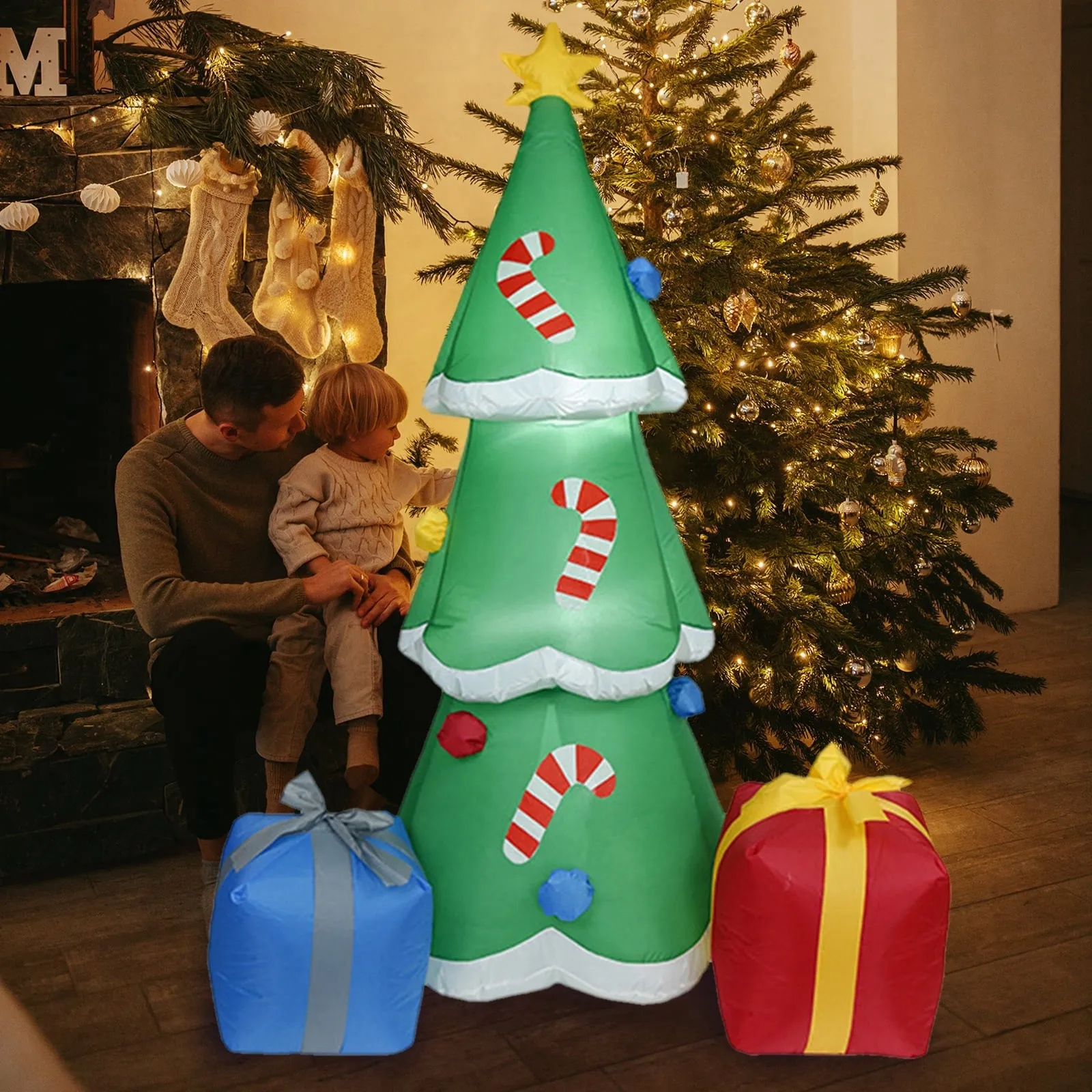 

Christmas Decoration Christmas Tree Inflatable Model New Outdoor Courtyard Large Outdoor Inflatable Recreation Party Supplies