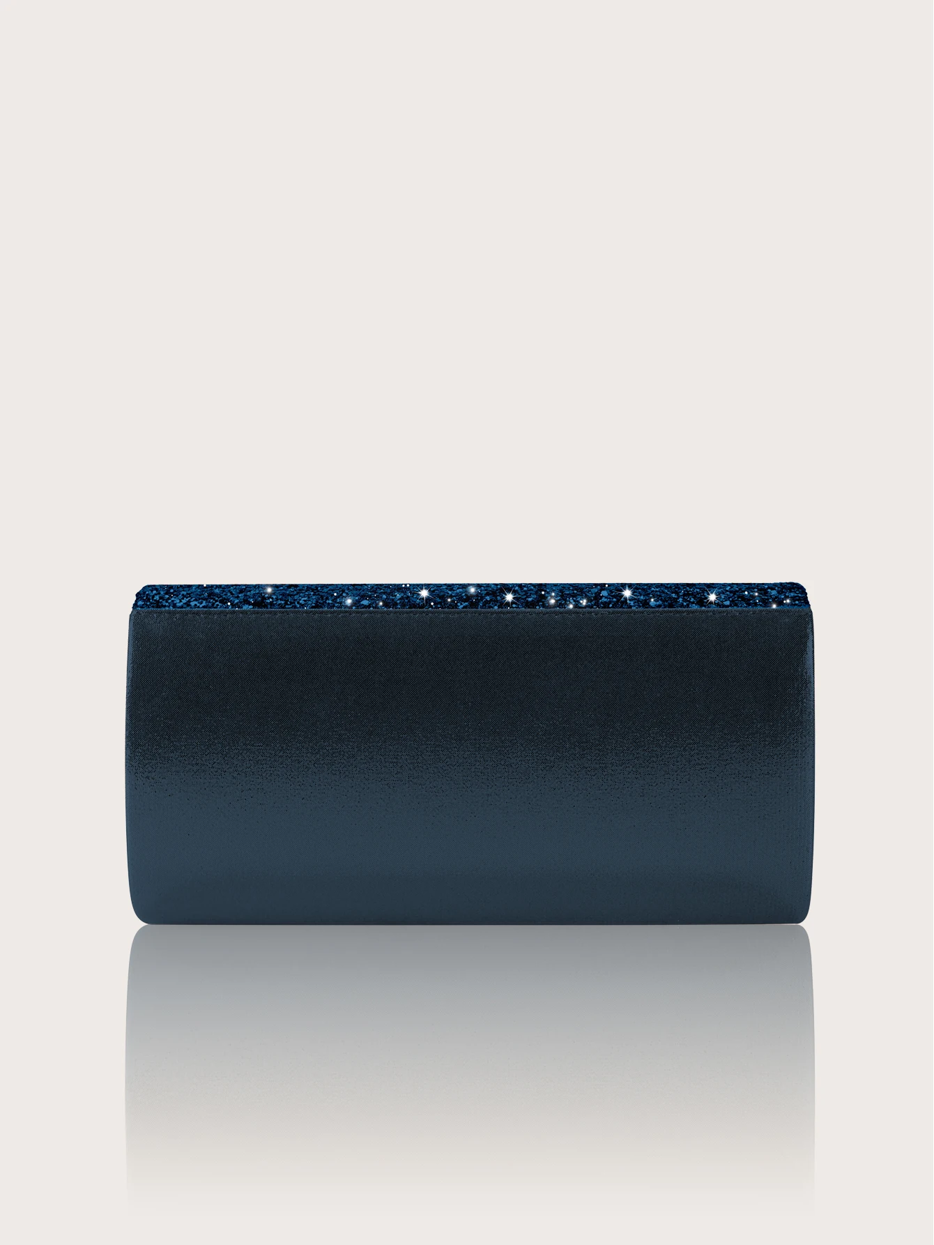 Gorgeous and elegant sparkly women's clutch bag, paired with a gorgeous rhinestone necklace, earrings and bracelet set of four. view 2