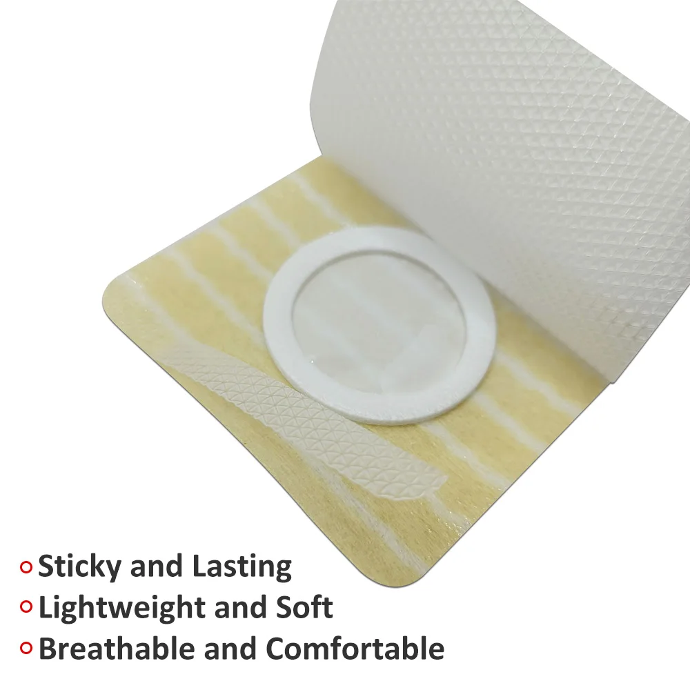 10PC Castor Oil Pack Wrap Patch Organic Cotton Castor Oil Belly Button Patch Disposable Self-Adhesive Abdominal Pad Anti Leakage