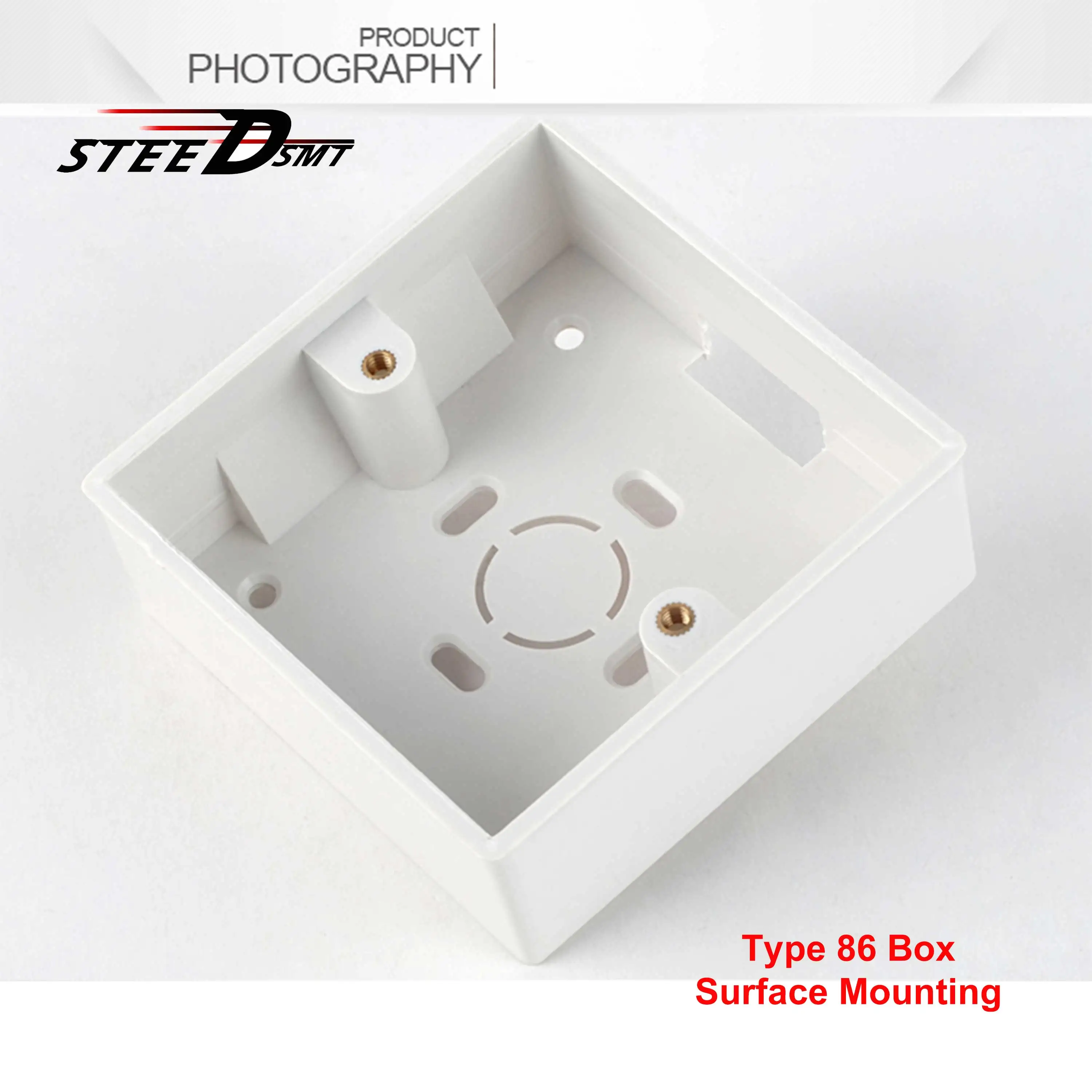 

Высококачественная фиксирующая коробка для настенной розетки типа 86, встроенная монтажная гайка диаметром 4 мм из ПВХ ﻿ Глубина 35 мм, 42 мм, 50 мм Дополнительно