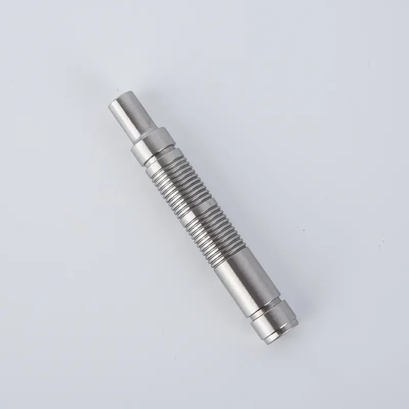 YAQI Safety Razor Handle Stainless Steel Brushed Finish Knurled Non-Slip Grip Replacement Handle for DE 3-Piece Razor