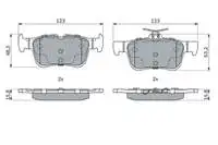 Store code: 986494888 interior rear brake pad for GALAXY III,, TDCI, redo, TDCI, redo, TDCI, redo, TDCI