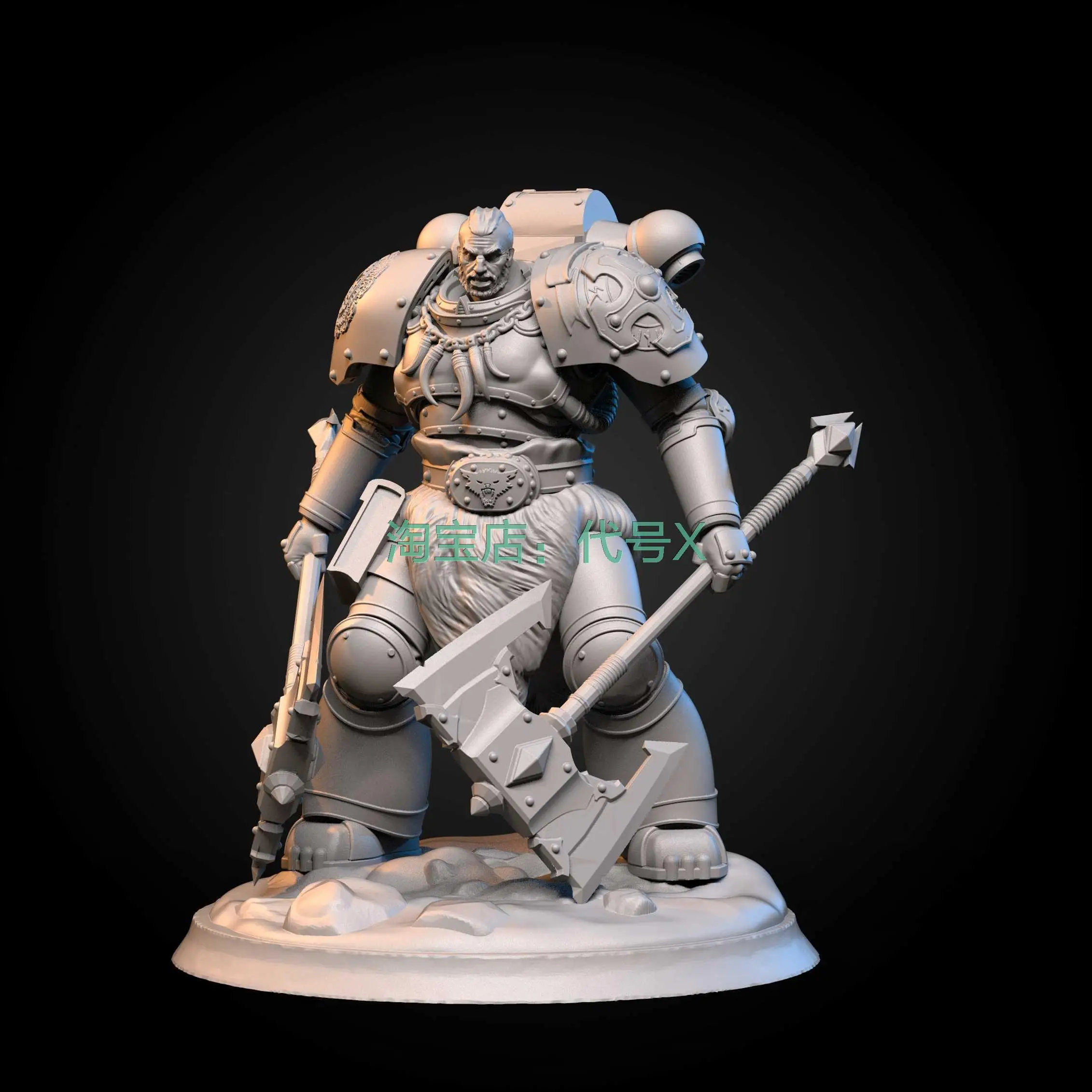 

1/24 Scale Resin Figure Heavy Warrior Three versions Assemble Model Kit Unassembled and Unpainted 3D printing toy