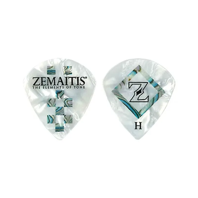 Nissan zemaitis pearl white, guitar pick, thickness: H