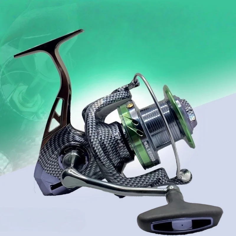 Okuma Brand, 40kg/77lb Max Bremskraft, 92% Vollmetall, Große Meeres-Spinnrolle, Langlebige Salzwasser-Surfcasting-Rolle, Korrosionsbeständig – Detail 3