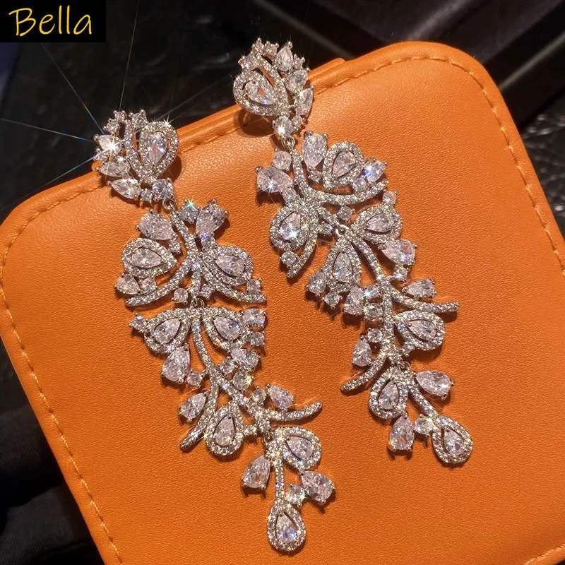 grandes-boucles-d'oreilles-a-fleurs-longues-feuilles-couleur-argent-rose-blanc-zircone-bijoux-de-luxe-pour-femmes-mariage-diner-de-mariee-elegant-et-brillant