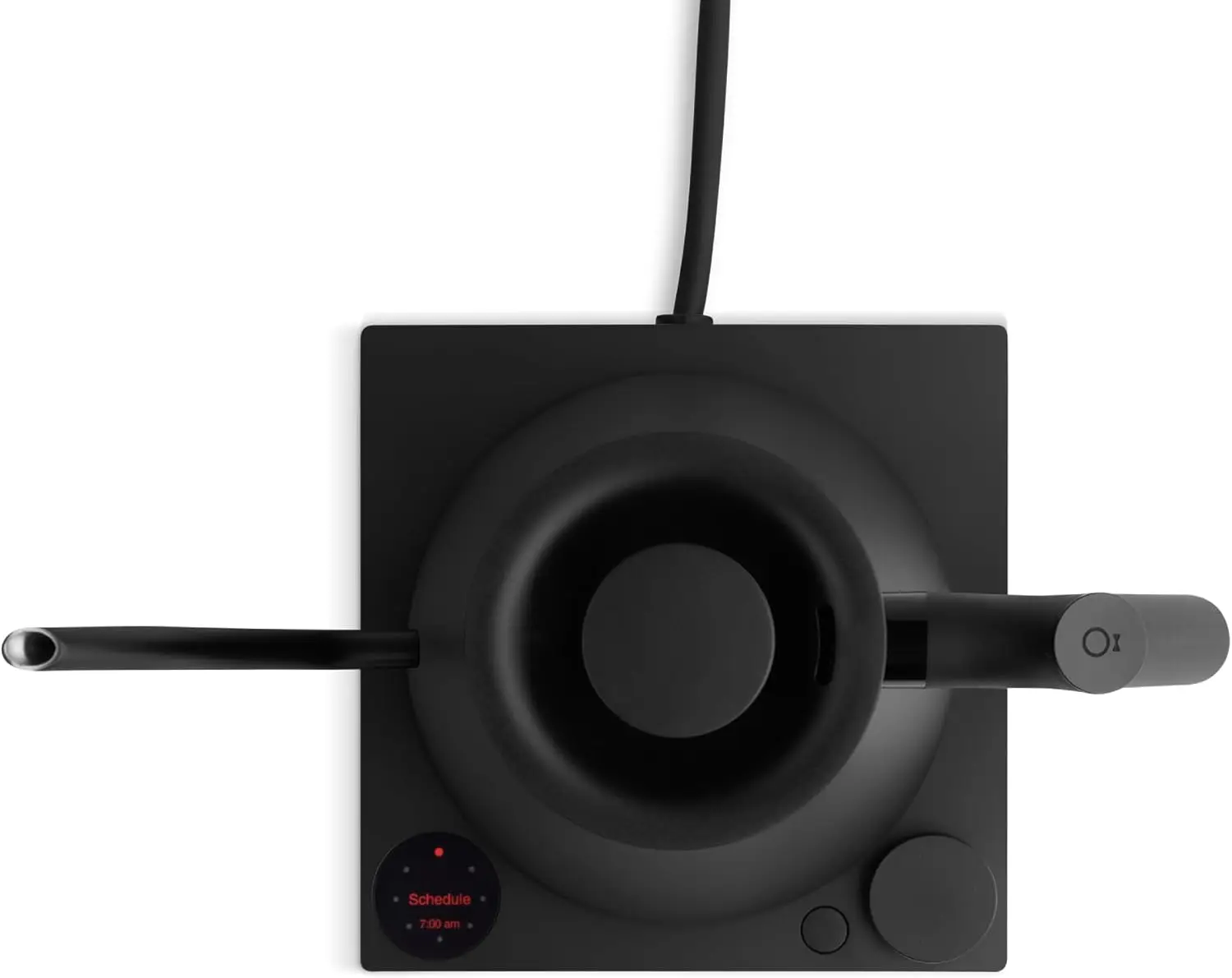 Electric Gooseneck Kettle for Pour-Over Coffee and Tea, Quick Heating, Precise Temperature Control, Built-in Timer, 0.9L