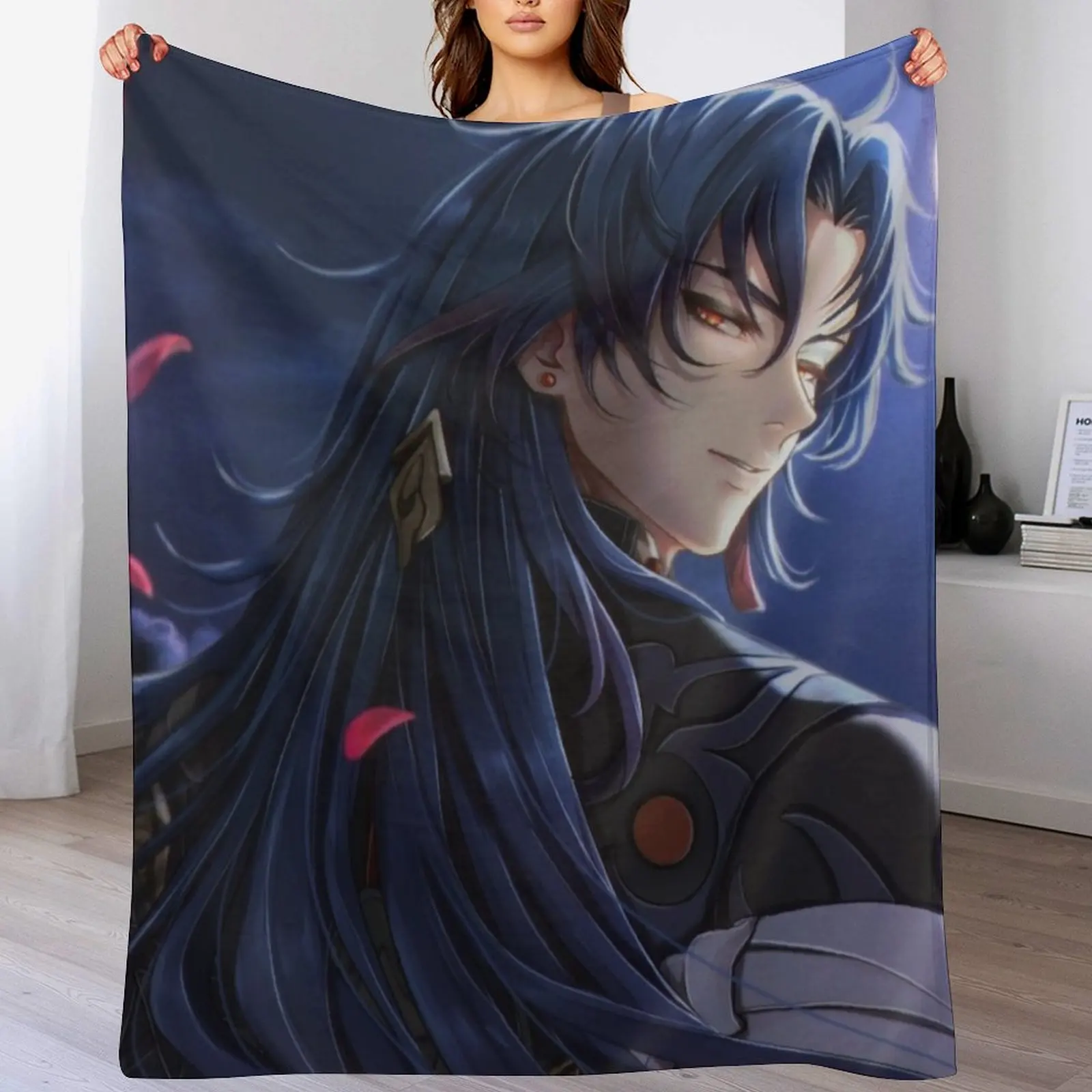

Blade (honkai star rail) Throw Blanket Warm Cozy Throw Blanket for Living Room Couch