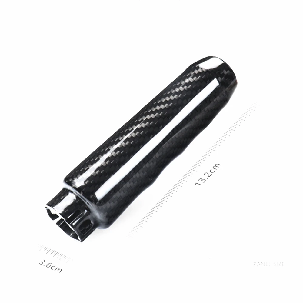 Pop For Mini Cooper F55 F56 F57 2013-2019 Handle Console Parking Brake Handbrake Cover Real Carbon Fiber Hand Shell Case Cap Tri