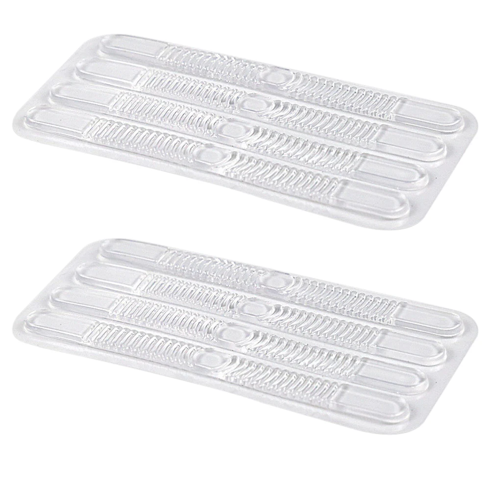 

2 Sets Anti-wear Stickers Clear Gel Pads Heel Liners for Women Shoes Sandals Strong Adhesive Backing Wear Resistant Heel