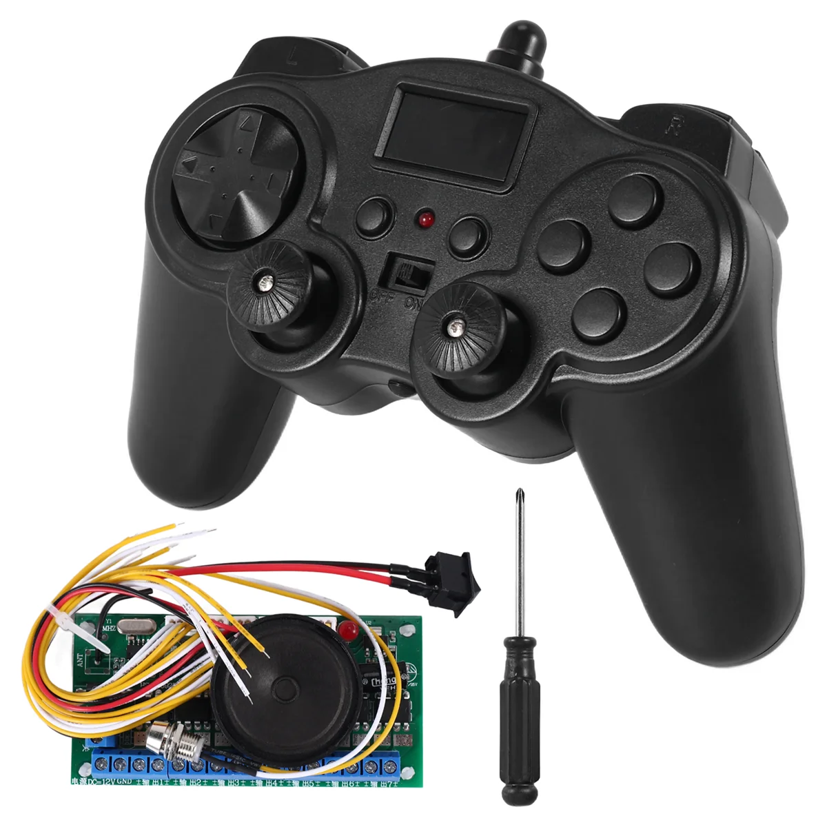 16 Channel 2.4G Remote Control Transmitter + Receiver Board Control Panel 12V Controller DIY for RC Car/Ship/Excavator