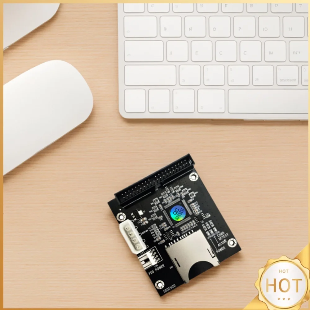 SD To IDE 3.5 Inch 40Pin IDE Hard Disk Drive Adapter 40Pin Male IDE Adapter Card Support for Dos Linux Windows
