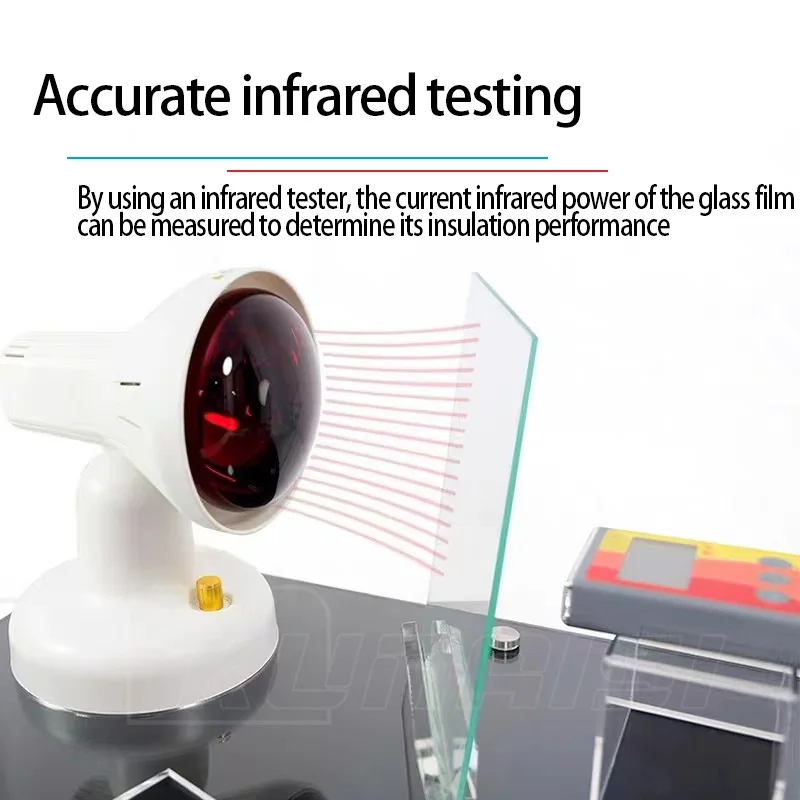 Window Film Heat Rejection Test Ceramic Tint Heat Insulation Demo Kit With Infrared Heat Box,Glass,Infrared Power Meter KNS-14