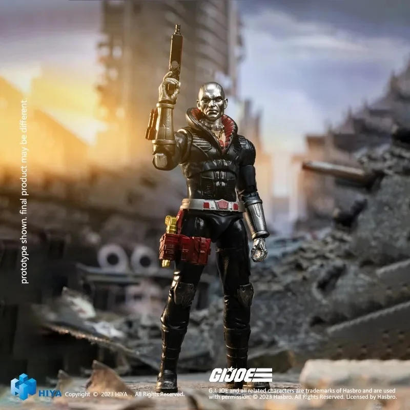 In Stock Original Hasbro Exquisite Mini Series G.I.Joe Destro Anime Figure Action Figure HIYA Model Toy for Boys Children Gift