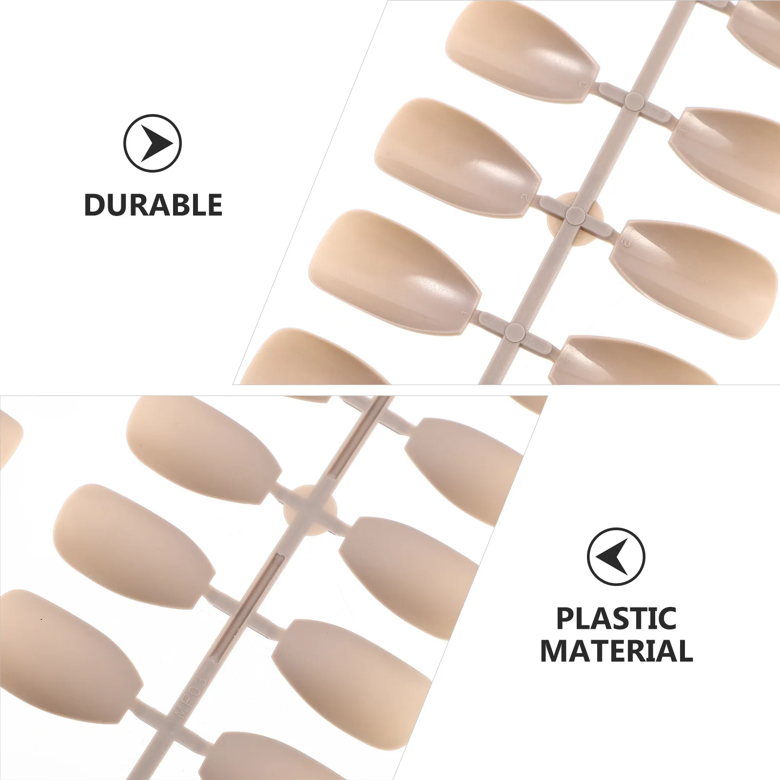 مجموعة واحدة من الأظافر الصناعية الطويلة للنساء، مجموعة فنية للأظافر المزيفة الأنيقة، أطراف أظافر رائعة على شكل مثالي لملابس النادي الليلي في عيد الميلاد والهالوين