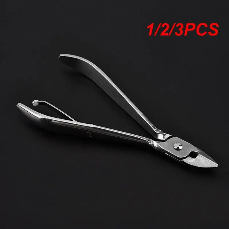 1/2/3PCS Professional Heavy Duty Thick Toe Nail Clippers Plier Steel Toenail Cuticle Nipper Trimming Scissor Plier Nail Clipper