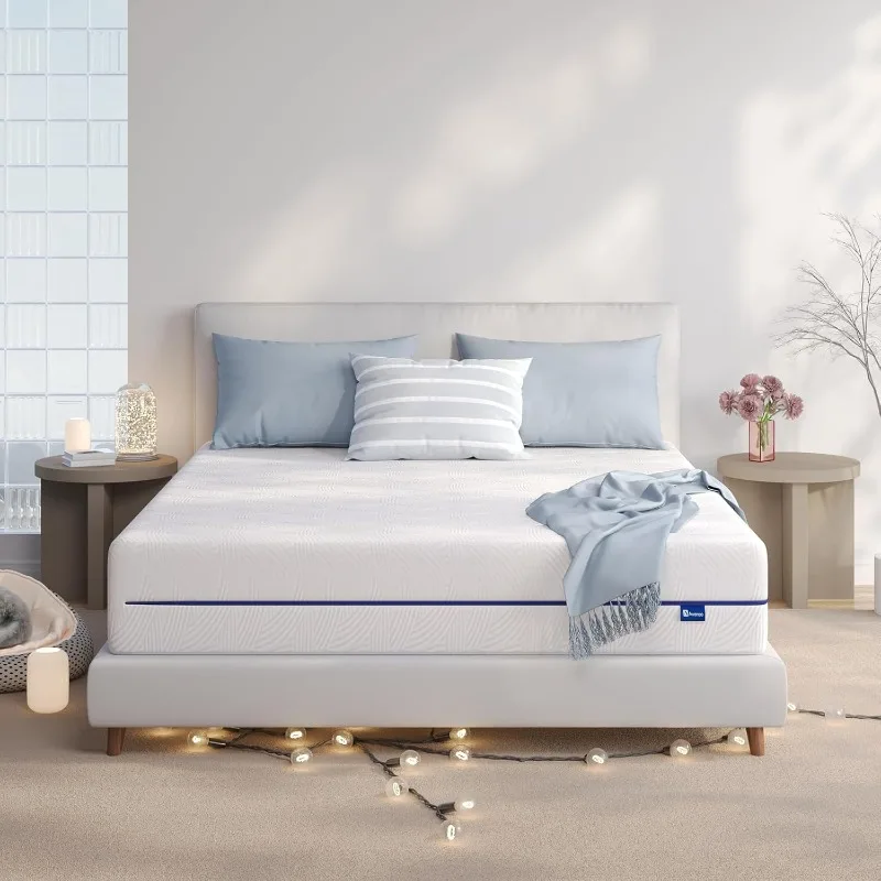 

Full Size Mattress, 10 Inch Gel Memory Foam Mattress Full, Mattress in a Box for Fresh Sleep and Pressure Relief, Medium Firm