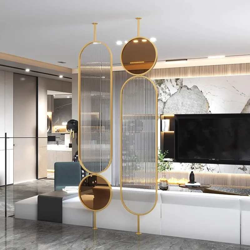 

Modern simple Changhong glass screen partition, living room is facing the door, entrance entrance, blocking customization