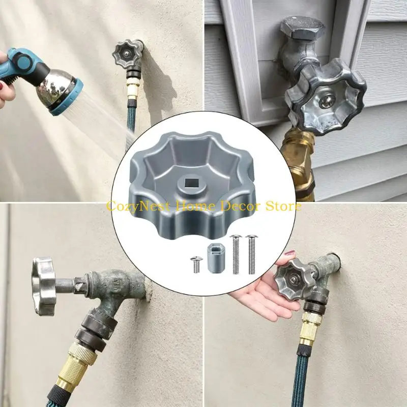 92MF 2pack Outdoor Water Tap Handle Water Spigot Handle Replacement For Garden