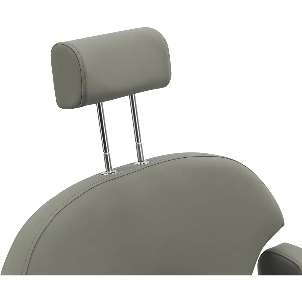 كرسي صالون احترافي لمصفف الشعر كرسي حلاق مستلق مع مضخة هيدروليكية شديدة التحمل صالون حلاقة دوار 360 درجة #6