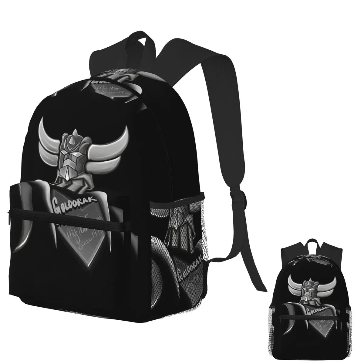 

Grendizer, Goldorak, UFO Robot Student Backpack School Bag Hiking Travel Daypack for Men Women Bookbag Shoulder Bags