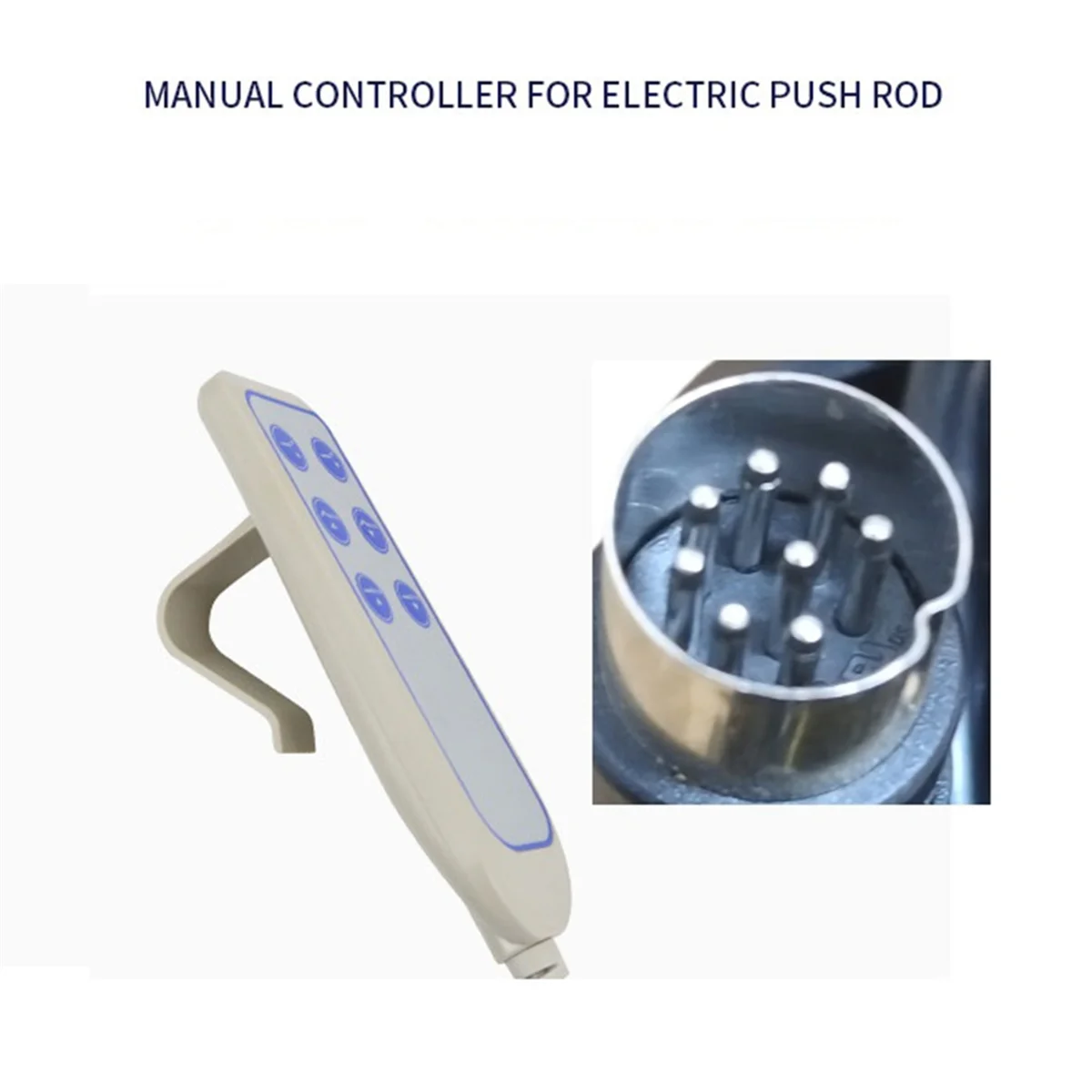 AA98 SK-04 Lift Chair Hand Controller IP66 Lifting Bed Remote Control Electric Push Rod Controller with 8 Pin 9 Core Plug