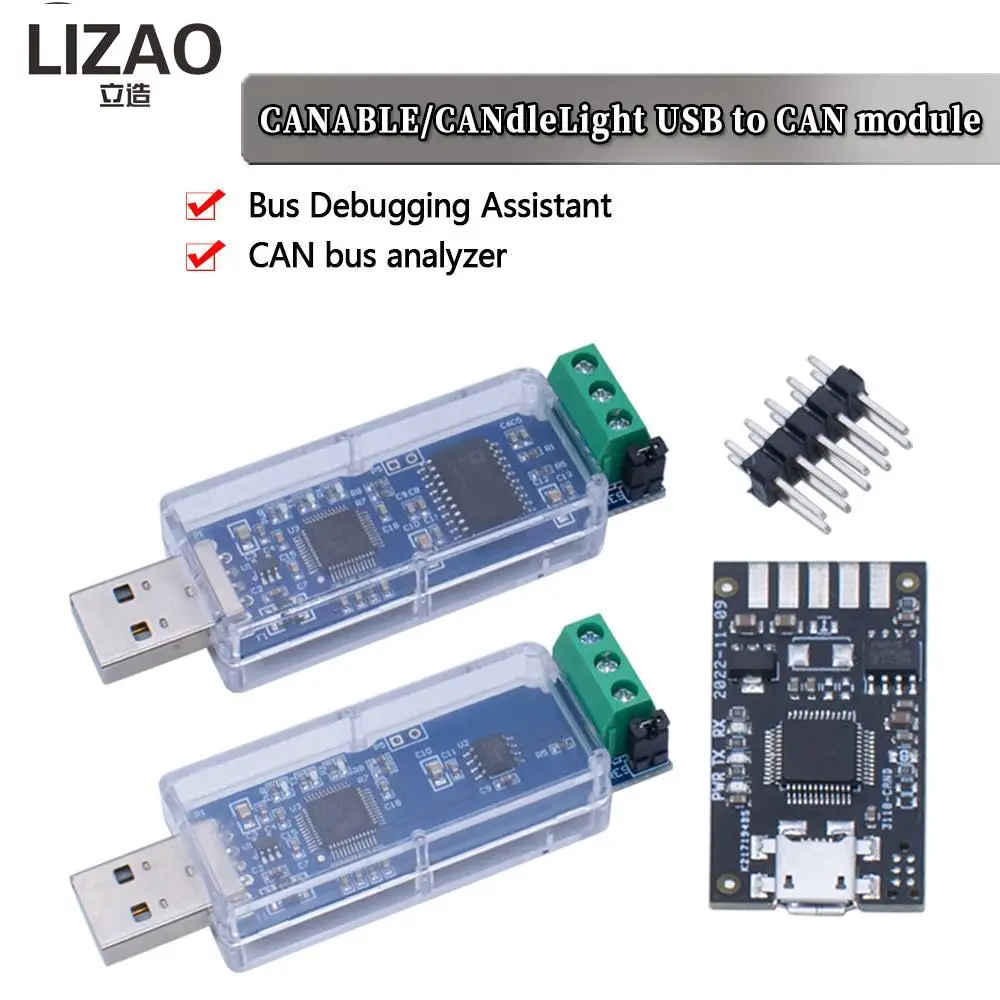 CANable USB to CAN Canbus Debugger Analyzer Adapter CAN Isolated/non Isolated Version CANdleLight CANABLE PRO