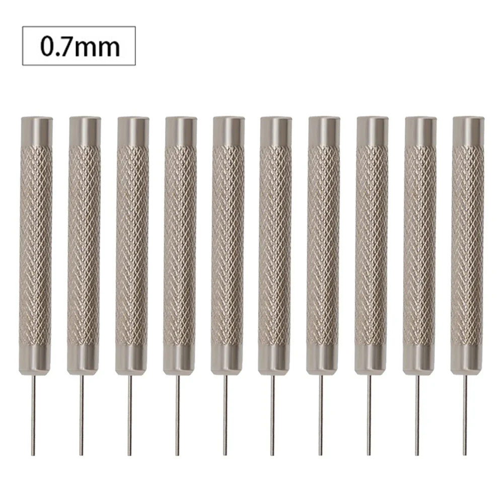 Watch Strap Pin Pin Punch Bar Hammer Punch Iron Pin Punches Link Punch Pin Stick 0.7-1.0mm Adjust Punching Needle