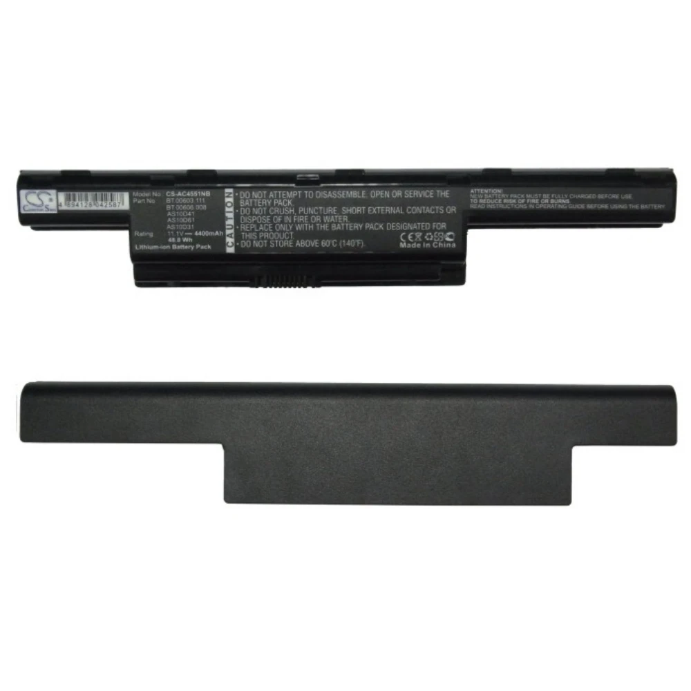 Li-ion Notebook, Laptop Battery for eMachines, 11.1V, 4400mAh, Compatible Models: Aspire 4250, Aspire 4250-C52G25Mikk