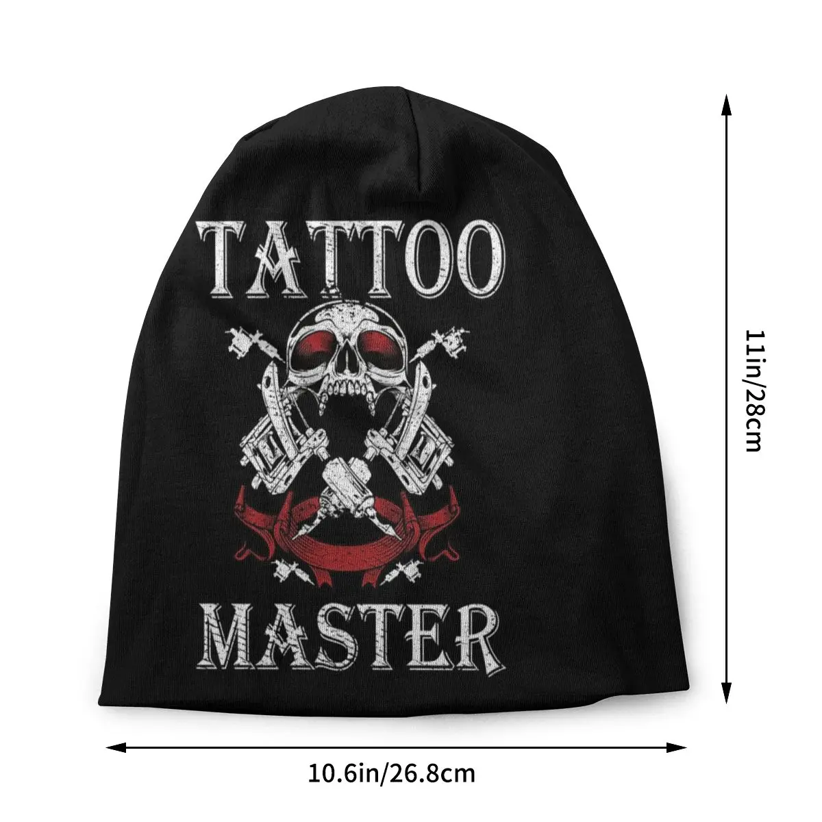 Super Cool Skull Tattoo Master Beanies Caps Women Men Streetwear Winter Warm Knit Hat Adult Tattooists Artist Slouch Bonnet Hats