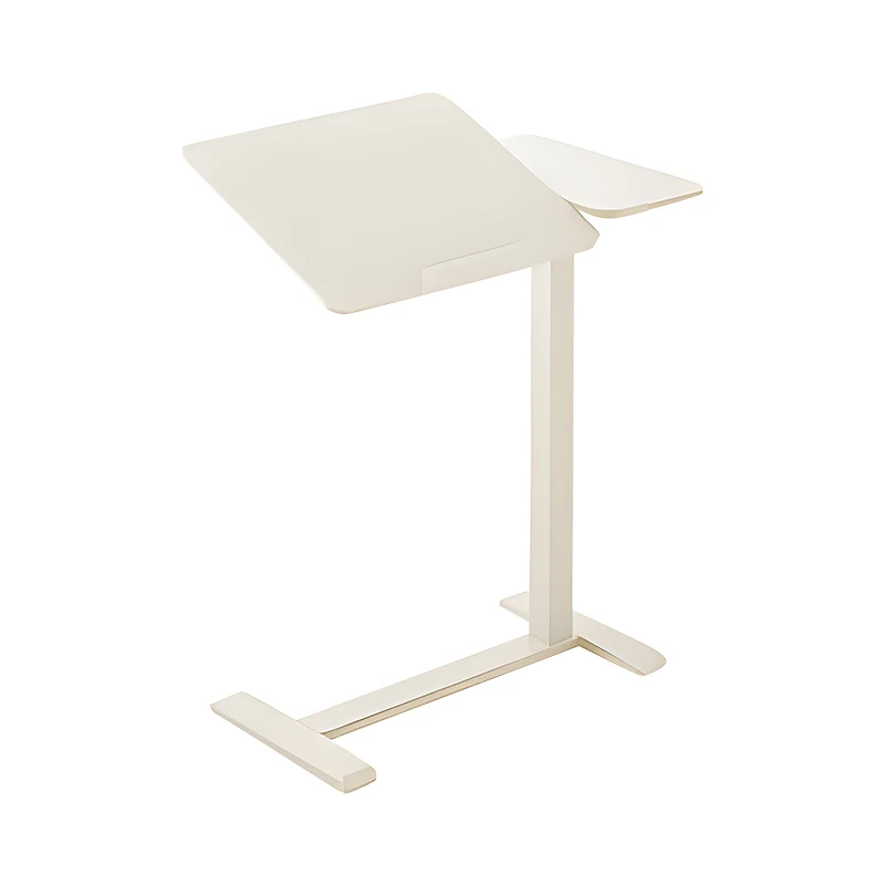 High Quality Adjustable Rolling Laptop Overbed Desk Bedroom Living Room Side Sofa Table With Wheels
