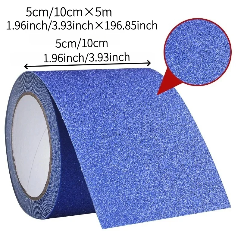 1Pcs 5cm/10cmx5m PVC Non Slip Grip Tape Anti-Slip Indoor Outdoor Stickers Strong Adhesive Safety Traction Tape Stairs Floor