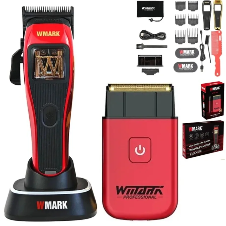 

Wmark NG-X1 Professional Electric Hair clipper 10000rpm 3-cap Gradient Blade Men's Razor Mini 8800rpm